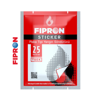 Fipron Sticker 25 (ORTA BOY SİGORTA KUTUSU STICKER YANGIN SÖNDÜRÜCÜ)